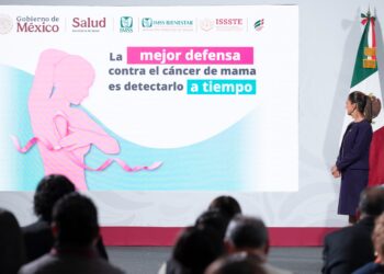 Presidenta Claudia Sheinbaum anuncia inversión de 8 mil mdp para modelo de atención universal de cáncer de mama, que representa “un antes y un después”