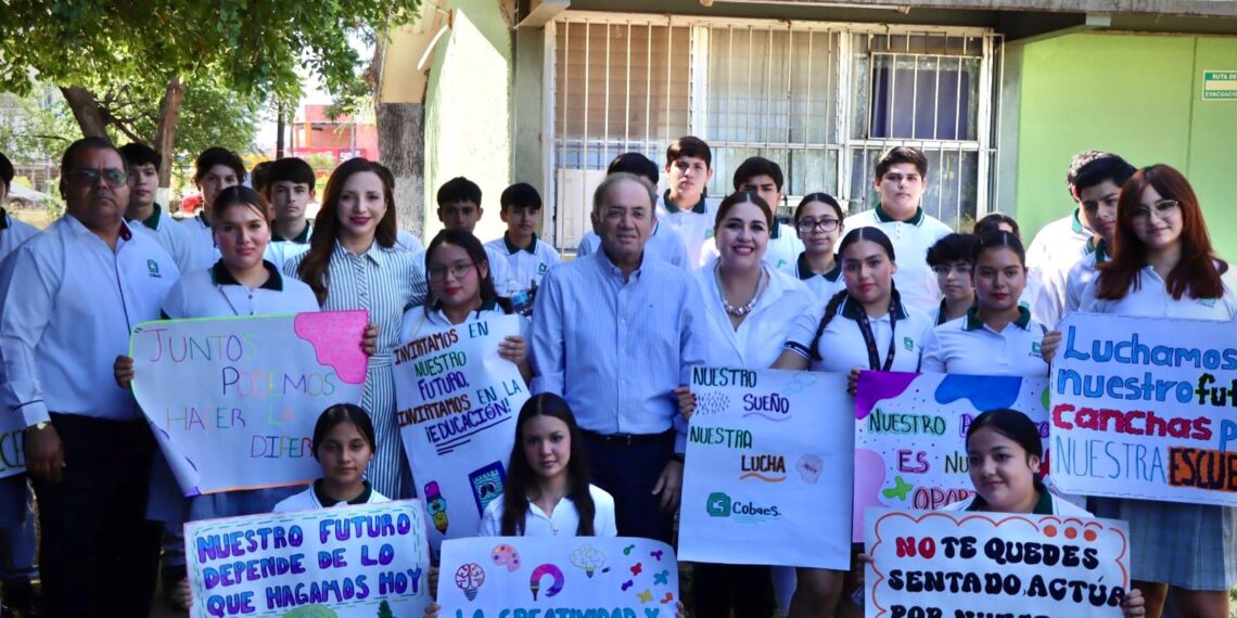 COBAES fortalece infraestructura educativa en la zona centro norte de Sinaloa con gira de trabajo del director general