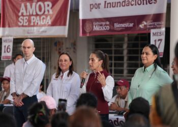 Presidenta Claudia Sheinbaum agradece a los más de 53 mil servidores públicos y a los Gobernadores por el apoyo ante la emergencia causada por las lluvias
