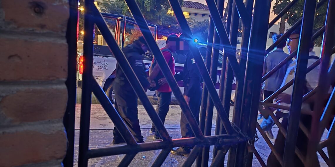 Detienen a sujeto por conducta inapropiada en el Parque Sinaloa