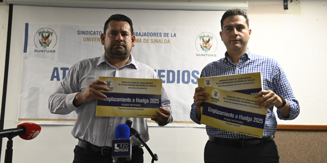 El SUNTUAS se constituye como Consejo Estatal de Huelga y emplaza a la UAS para el próximo 3 de noviembre; harán entrega del pliego petitorio este miércoles