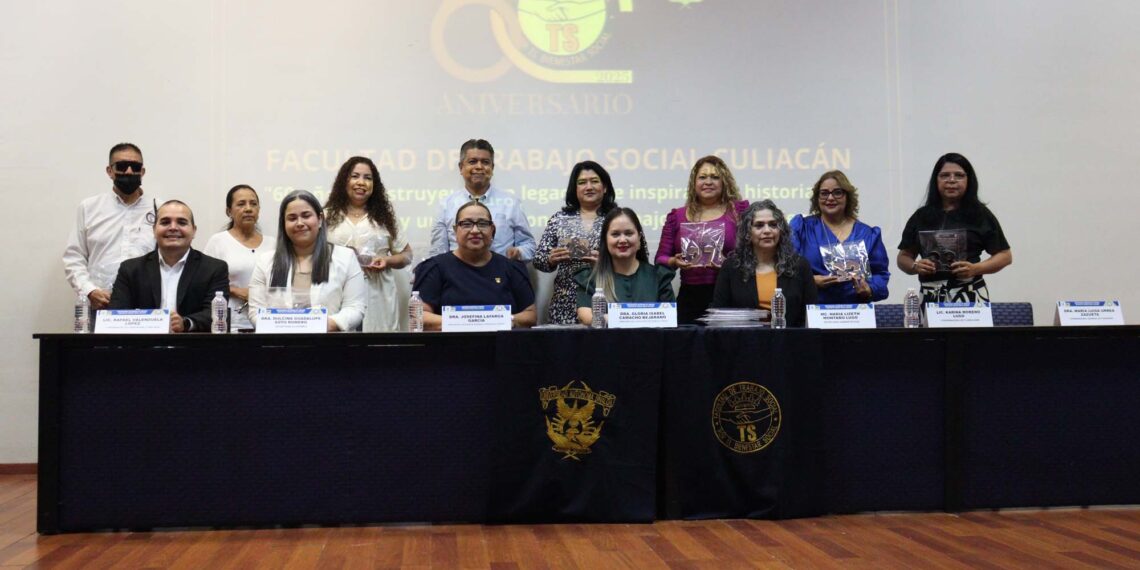 Conmemora la Facultad de Trabajo Social de la UAS su 60 aniversario con brindis y reconocimientos a investigadores, docentes y cuerpos académicos