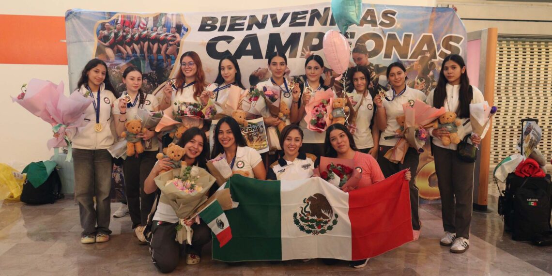 ¡Bienvenidas Águilas Doradas! Llegan a Sinaloa las seleccionadas de la UAS campeonas en el Torneo Panamericano de Gimnasia Aeróbica, en Uruguay