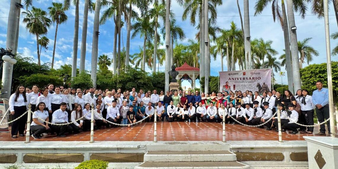 Gobierno de El Fuerte conmemora el 204 aniversario de la Consumación de la Independencia de México