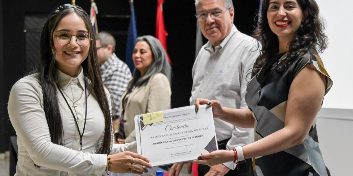 Futuras y futuros policías de Sinaloa se forman con perspectiva de género