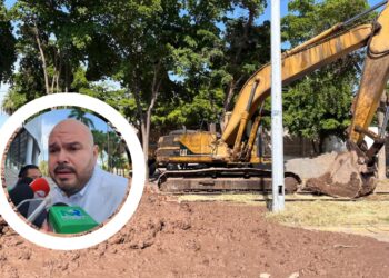 Trabajan en el socavón del bulevar Centenario: ¿cuándo se reabrirá la circulación?  – NR | NOTICIAS