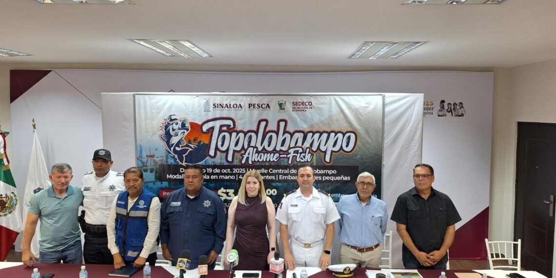 Todo listo para el Torneo de Pesca Deportiva “Topolobampo Ahome Fish”, este domingo