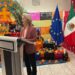 ¡Viva México!, ¡viva la vida!: Presidenta de la Unión Europea inaugura altar de muertos