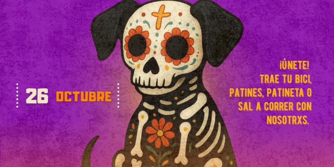 IMJUVE convoca a rodar y correr por la paz y contra las adicciones en una jornada nacional con temática de Día de Muertos