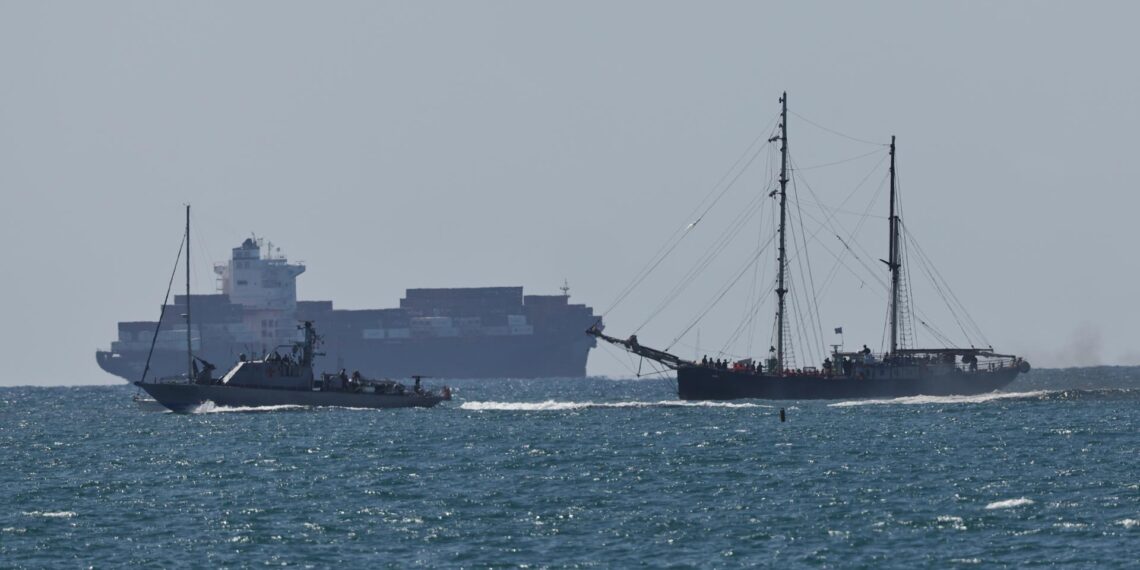 Israel afirma que ninguna embarcación de la flotilla Global Sumud entró a Gaza