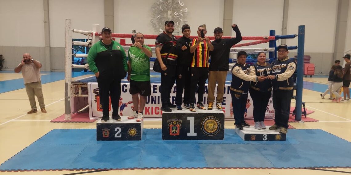 ¡Logro histórico! La UAS gana nueve medallas en kickboxing en los Campeonatos Nacionales Universitarios ANUIES 2025; es tercer lugar nacional con 123 preseas en total