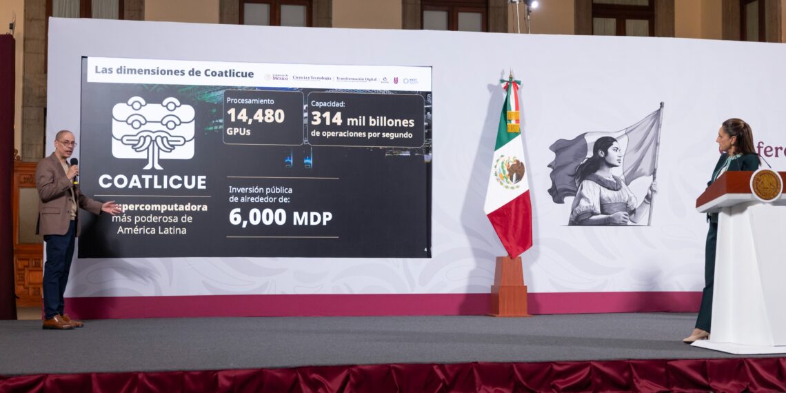 Presidenta Claudia Sheinbaum presenta “Coatlicue”, la supercomputadora del pueblo de México y la más poderosa de América Latina