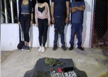 Caen dos mujeres y dos hombres con presunta droga y cartuchos en Culiacán