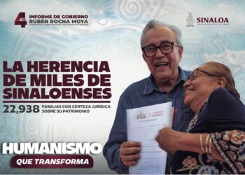 Destaca Gobernador Rocha el humanismo transformador en beneficio de las y los sinaloenses