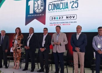 Arranca en Los Mochis la décima edición de Conacua 2025, encuentro clave para la acuacultura nacional.