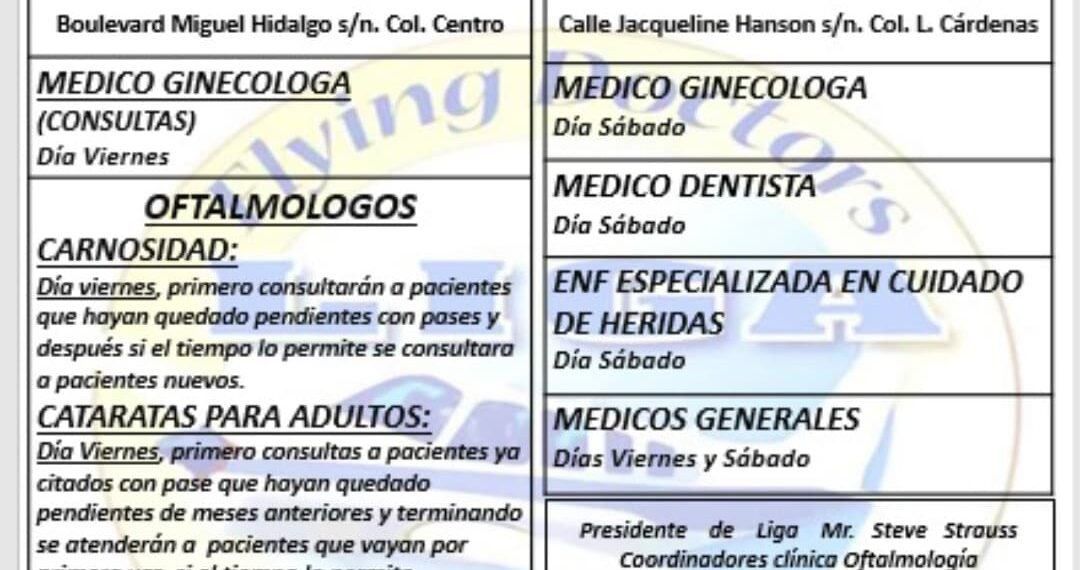 Médicos Voladores regresan en diciembre a El Fuerte y San Blas con consultas y medicamentos gratuitos