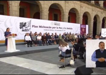 Presidenta Claudia Sheinbaum presenta los 12 ejes del Plan Michoacán por la Paz y la Justicia; contempla 100 acciones y una inversión de más de 57 mdp