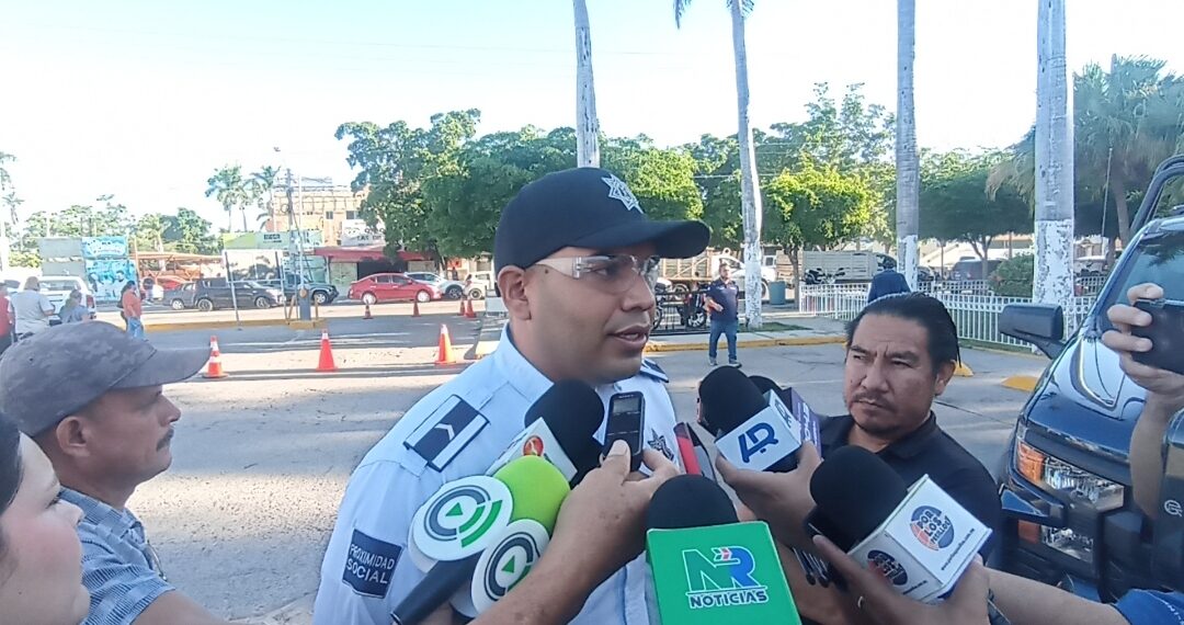 Tránsito Municipal refuerza señalización ante aumento del tráfico en Los Mochis.