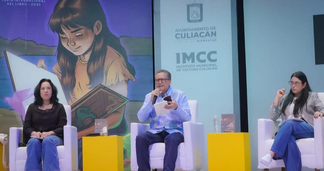 Presentan el libro “Pablo Neruda en Sinaloa” en la Feria Internacional del Libro Culiacán 2025.
