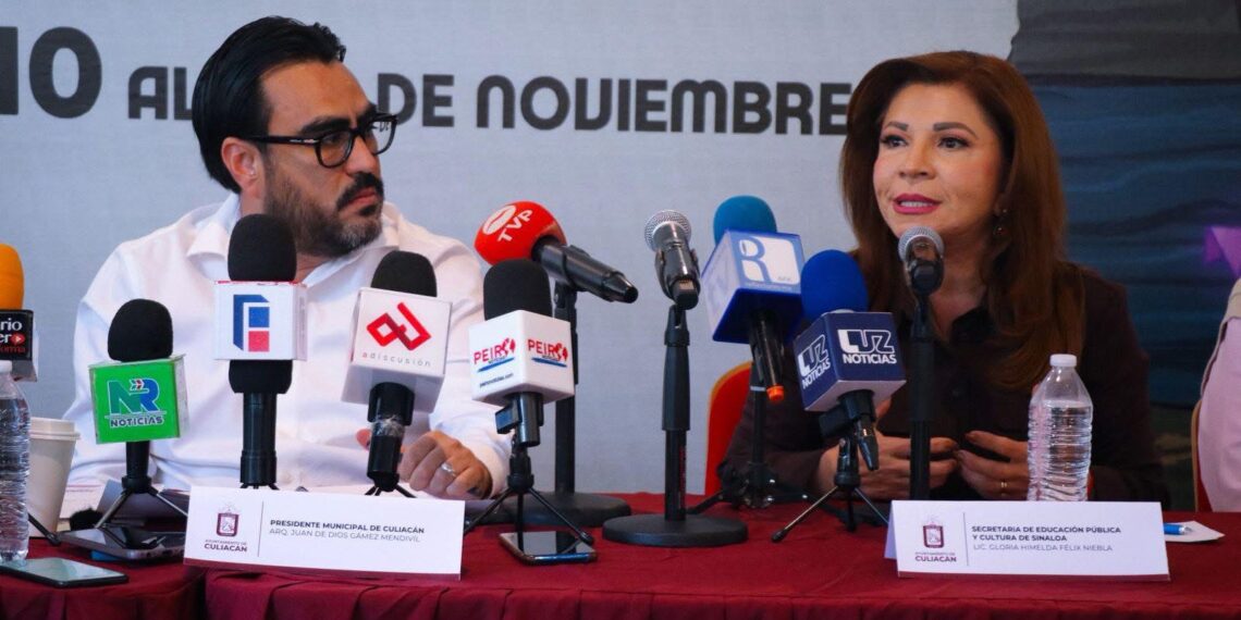 Presentan cartelera de la Feria Internacional del Libro Culiacán 2025