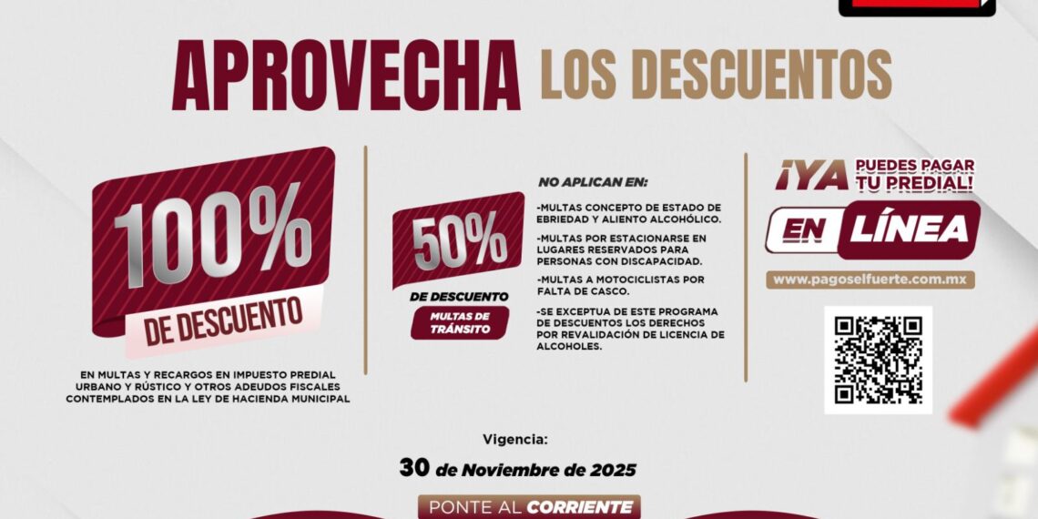 Gobierno de El Fuerte ofrece descuentos del Buen Fin
