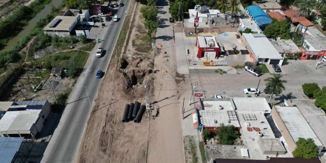 Rehabilitación de socavón en Centenario va en un 50%, y se espera esté lista en 3 semanas