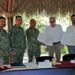 El gobernador Rocha entregó al general Briseño el título de propiedad del cuartel militar en Badiraguato