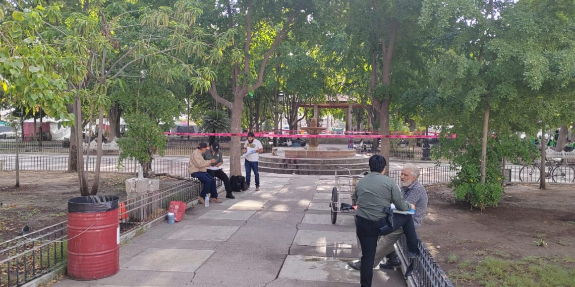 Adulto mayor sobrevive a intento de suicidio en la plazuela 27 de Septiembre en Los Mochis