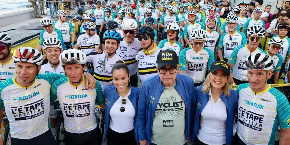 Gobernador Rocha encabeza banderazo de la carrera L´Etape Mazatlán by Tour de France 2025