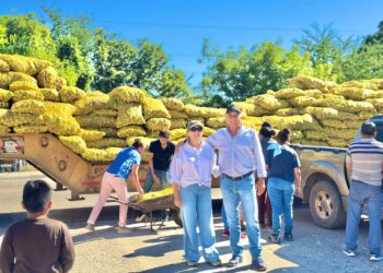 Entrega solidaria llega a Hornillos, San Pedro y comunidades vecinas