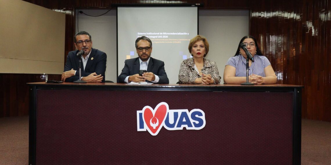 Presenta la Secretaría Académica Universitaria el Sistema Institucional de Microcredencialización y Formación Integral UAS 2026, para relanzar a la institución en oferta educativa y pertenencia