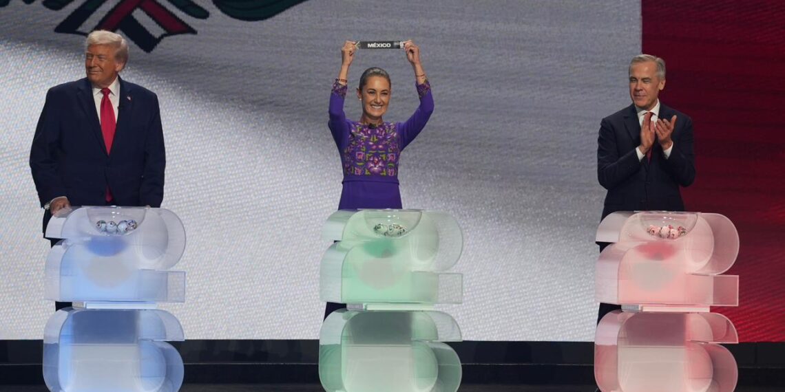 Estamos orgullosos y orgullosas de recibir por tercera vez la copa mundial. tenemos un pueblo extraordinario: Presidenta Claudia Sheinbaum en sorteo FIFA 2026