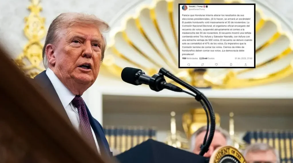 Trump alerta de “consecuencias” si Honduras altera resultados de elecciones presidenciales