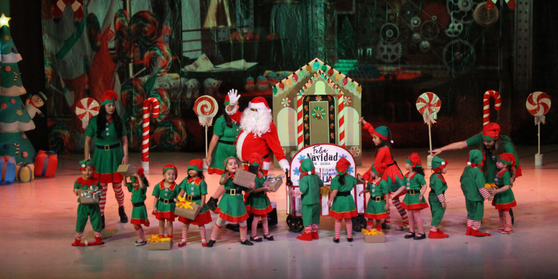 Con luces, música y mucho amor, la Estancia Infantil lleva a cabo su Festival Navideño 2025, donde las y los pequeños derrocharon su gran talento