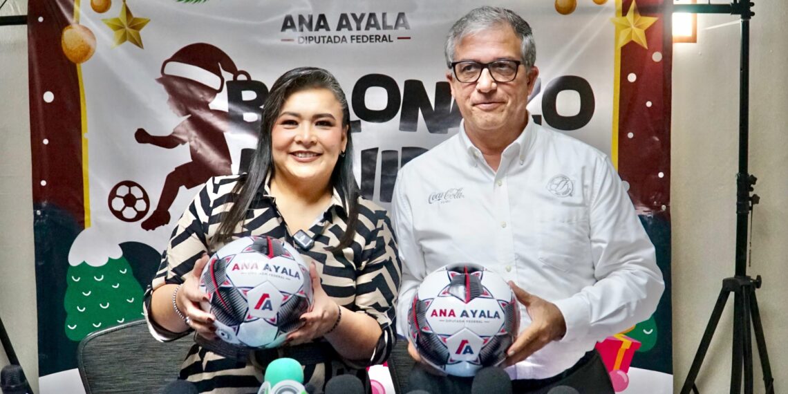 Ana Ayala impulsa “Balonazo Navideño”; entregarán 3 mil balones a partir del 17 de diciembre a niñas y niños del municipio de Ahome