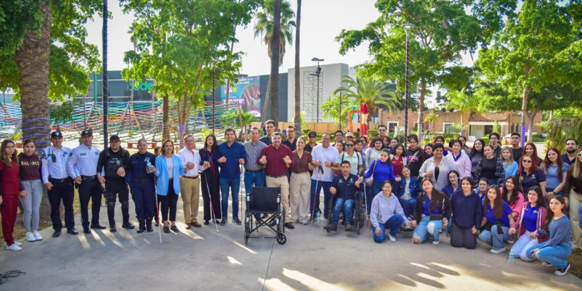 Ahome vive jornada de sensibilización con el recorrido incluyente “Ponte en mi lugar”