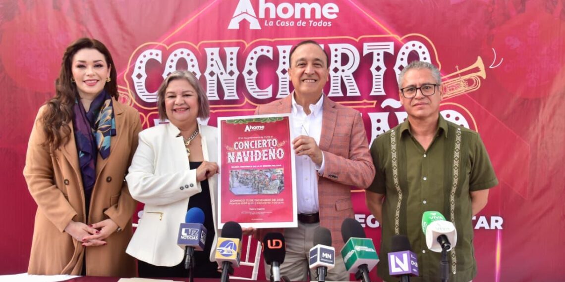 Alcalde Antonio Menéndez invita a Concierto Navideño de la Banda Sinfónica de la III Región Militar