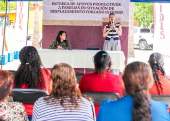 Sinaloa impulsa la entrega de apoyos productivos a personas en situación de desplazamiento en Choix