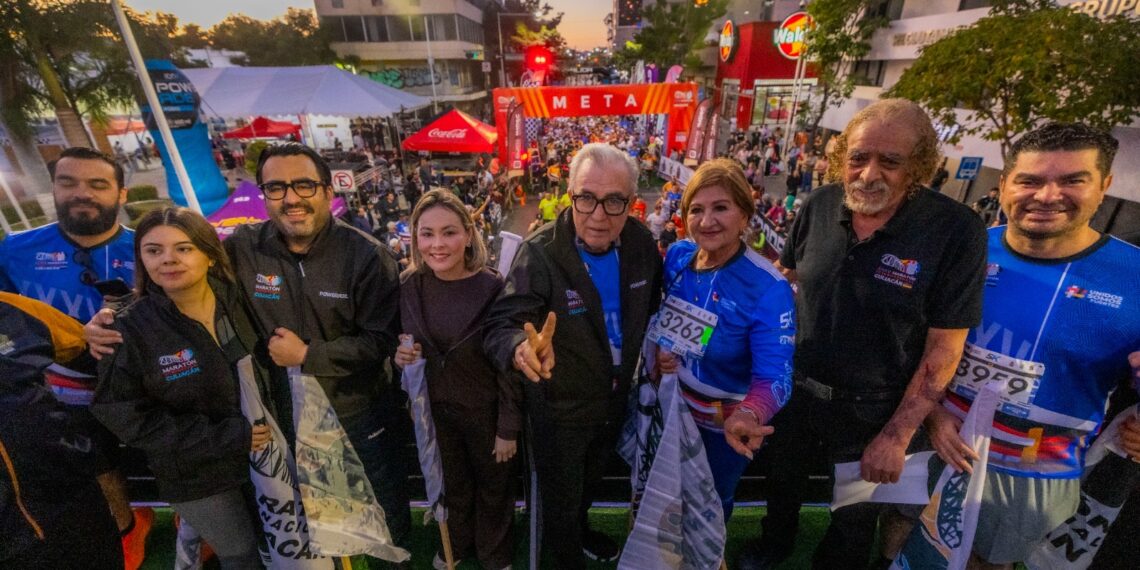 Gobernador Rocha da el banderazo de salida del Maratón Internacional de Culiacán 2026
