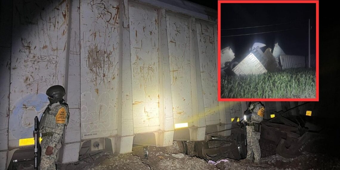 Reportan descarrilamiento de tren en el municipio de Guasave