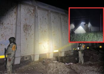 Reportan descarrilamiento de tren en el municipio de Guasave
