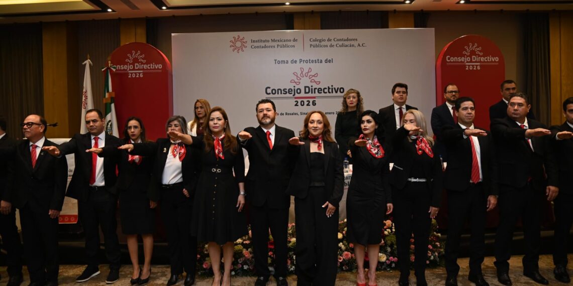 Fortalece la UAS la vinculación con el Colegio de Contadores Públicos de Culiacán; atestigua Secretaria de Administración y Finanzas la toma de protesta del Consejo Directivo 2026