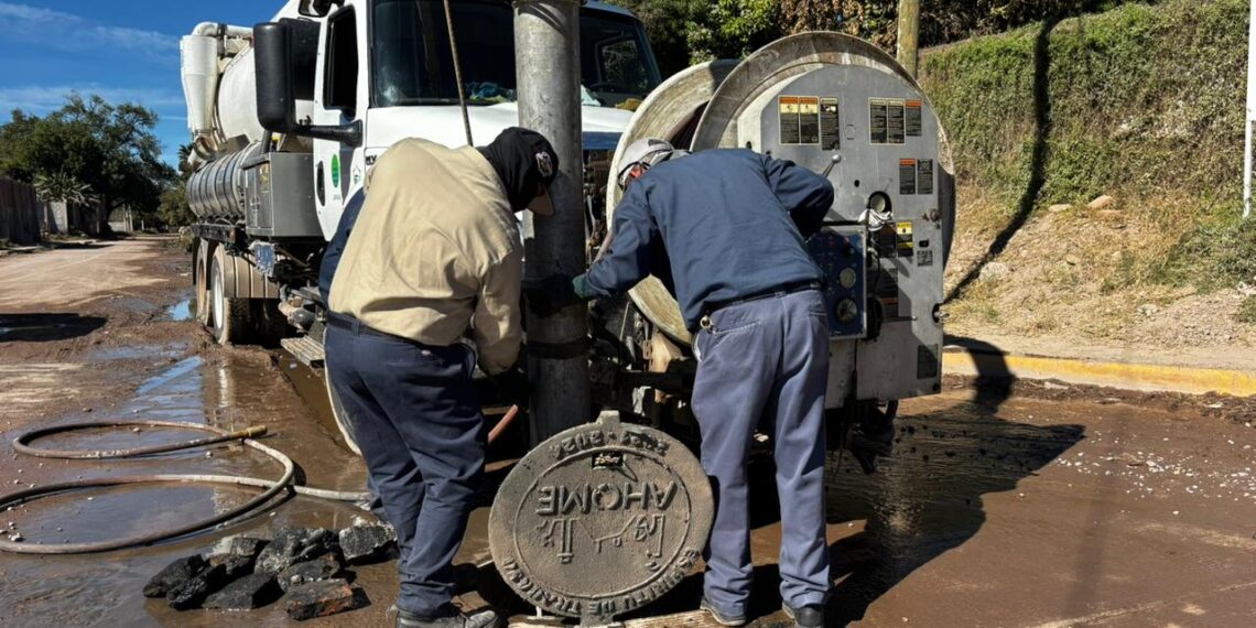 JAPAMA concluye con éxito trabajos intensivos de desasolve en drenaje colapsado de la Higuera de Zaragoza