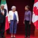 Recibe Presidenta Claudia Sheinbaum a la gobernadora general de Canadá, Mary Simon, en Palacio Nacional