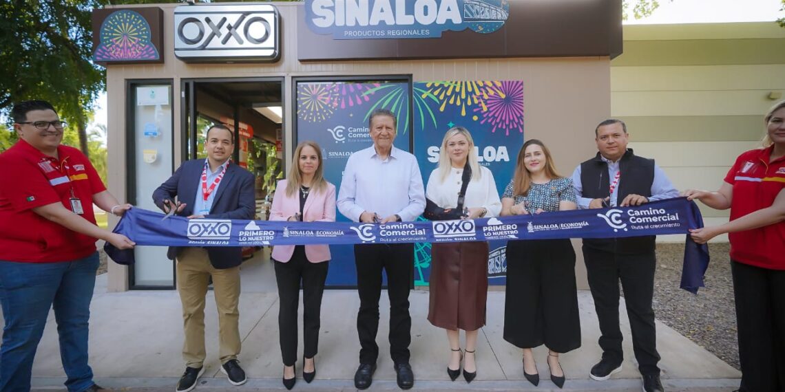 Gobierno de Sinaloa impulsa productos locales con “Exhibidor Camino Comercial” en tiendas OXXO