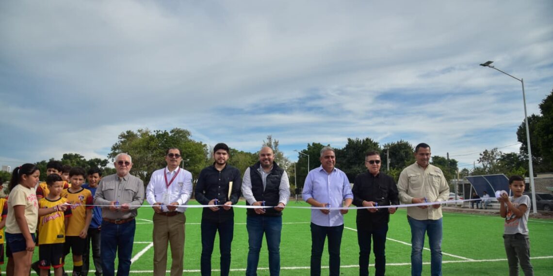 Inauguran espacio deportivo Las Praderas-Las Cañas en Los Mochis con valor de 6.5 mdp