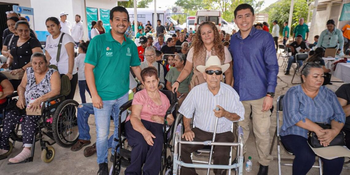 DIF Bienestar Culiacán lleva la primera brigada integral de servicios del año a La Guásima