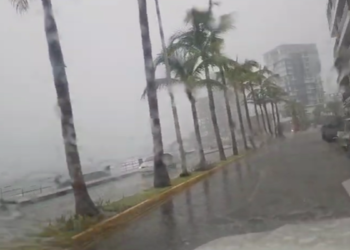 Llegan lluvias de enero a Mazatlán; reportan granizo en algunas zonas