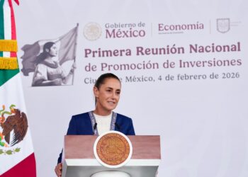 Somos optimistas sobre 2026: Presidenta Claudia Sheinbaum invita a la inversión privada a seguir impulsando el desarrollo como parte del Plan México