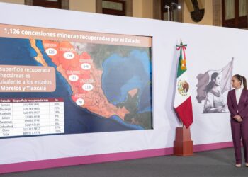 Presidenta Claudia Sheinbaum anuncia recuperación de mil 126 concesiones mineras; representan 889 mil hectáreas y garantiza protección de áreas naturales